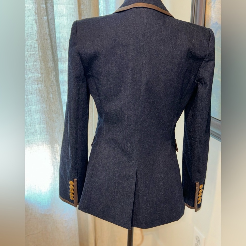 Veronica Beard Navy and Brown Blazer - Picture 13 of 16